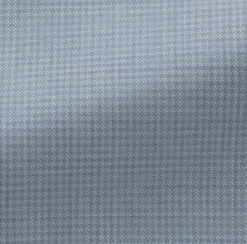 Light Blue & Grey Microcheck S130 Suit image 3