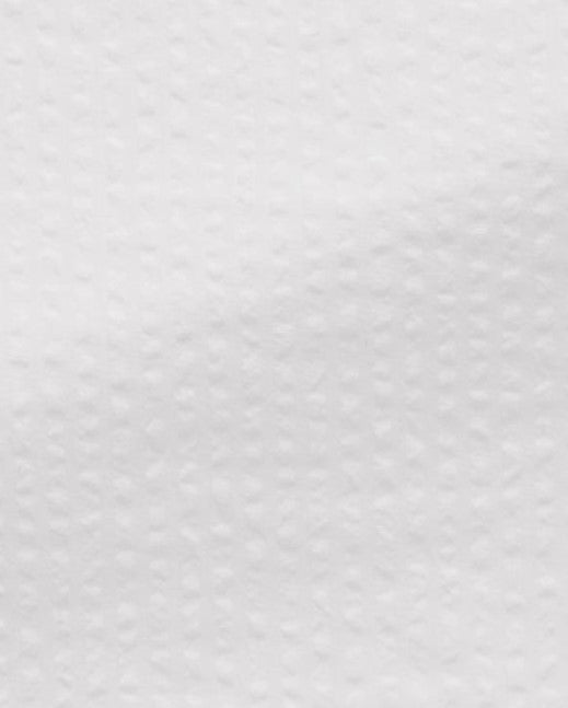 White Cotton Seersucker Shirt