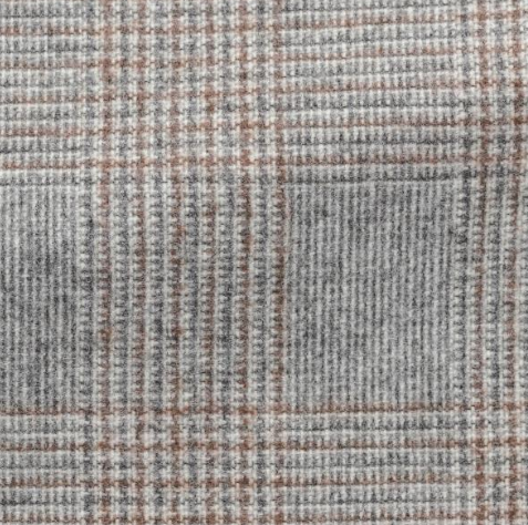 Ice Grey & Cinnamon Glencheck Wool-Alpaca Suit