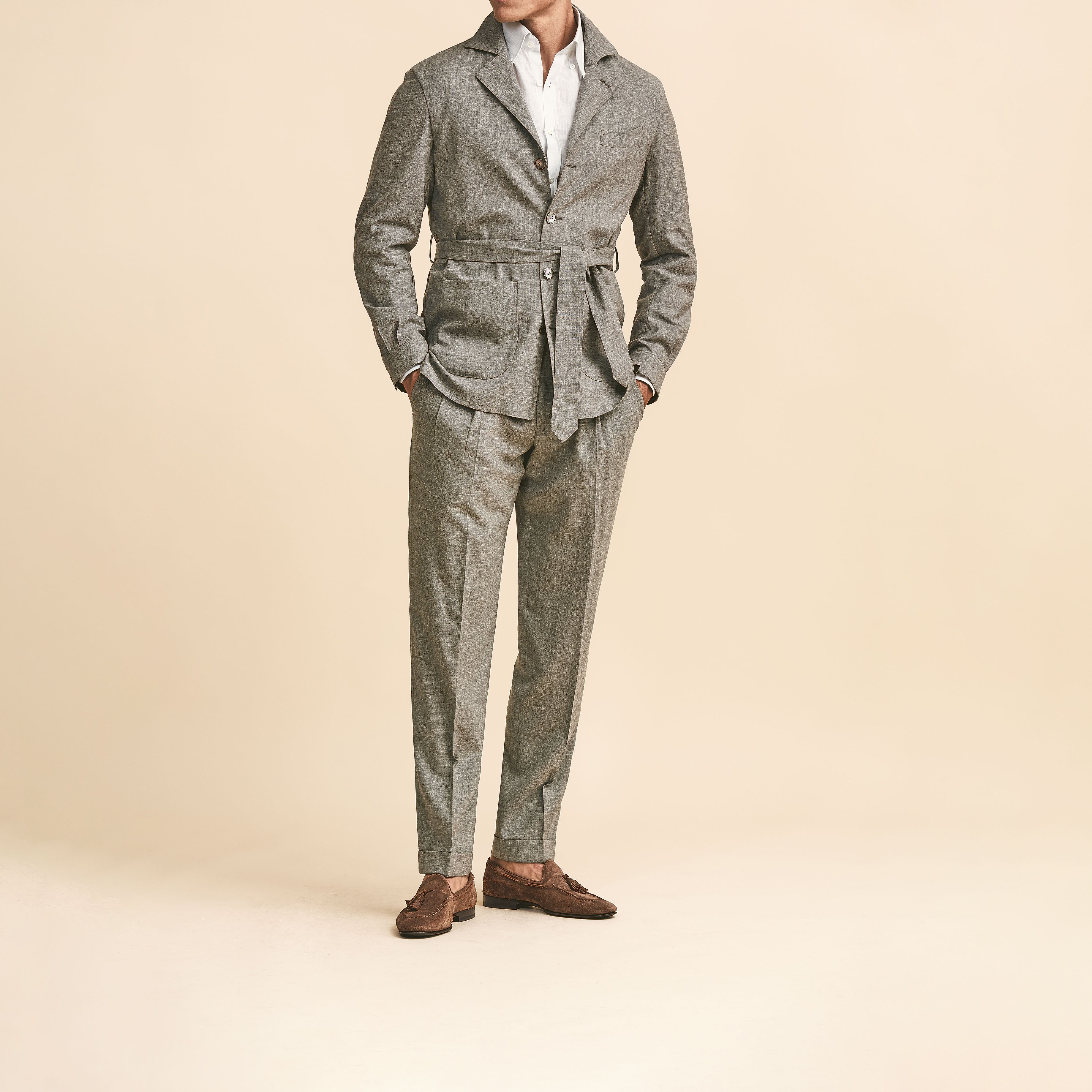 Taupe Traveler Suit image 0