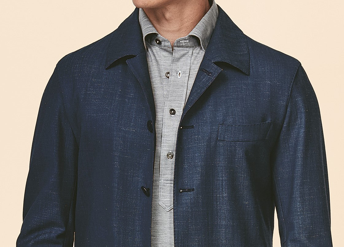 Indigo Traveler Suit with Shirt Jacket image 2