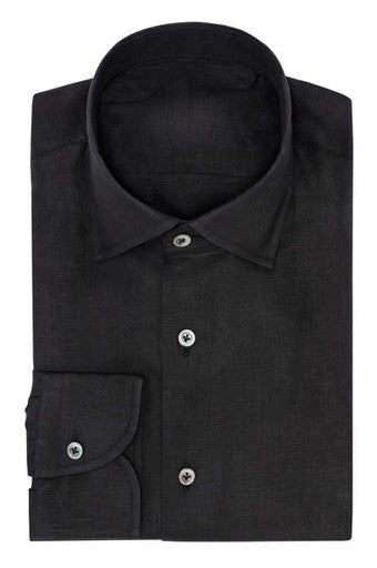 Black Linen Shirt