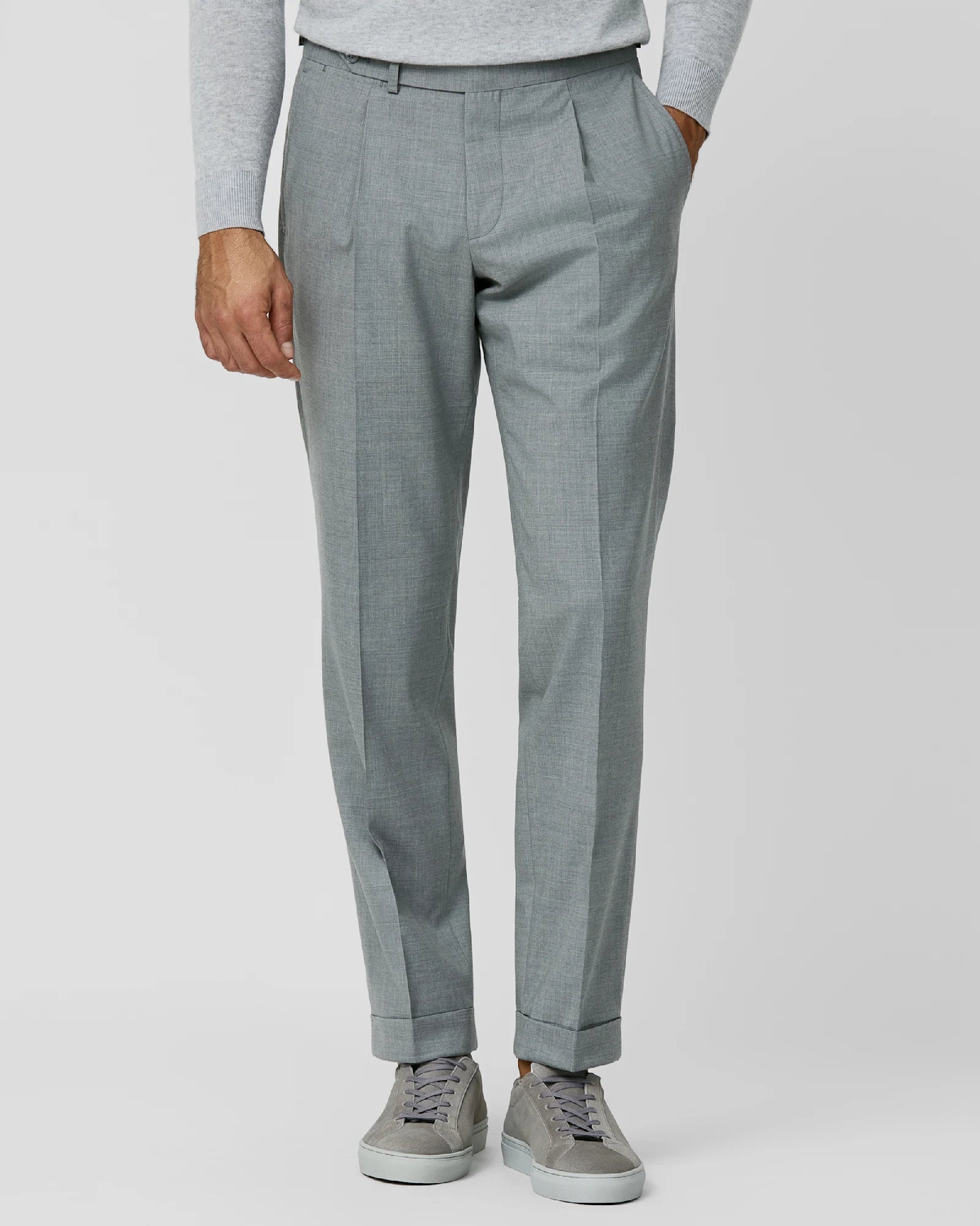 Storm Gray Suit in S170 Wool
