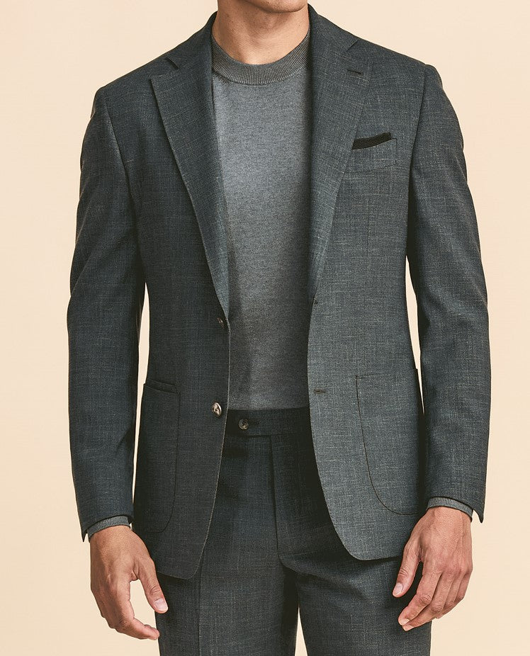 Dark Blue & Green Traveler Suit image 2