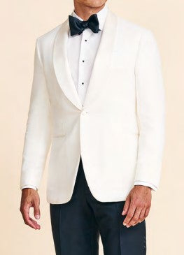 Off-White Bamboo Dinner Jacket image 1