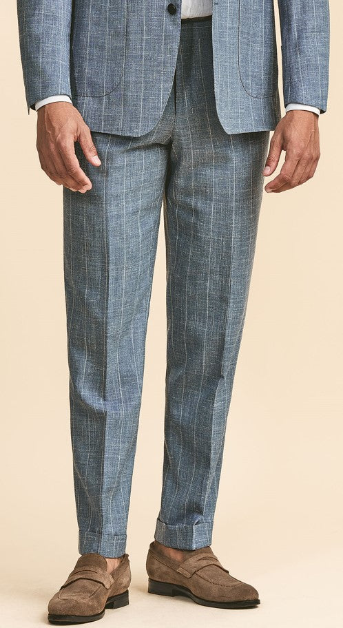 Slate Blue Suit with Pencil Stripe image 3
