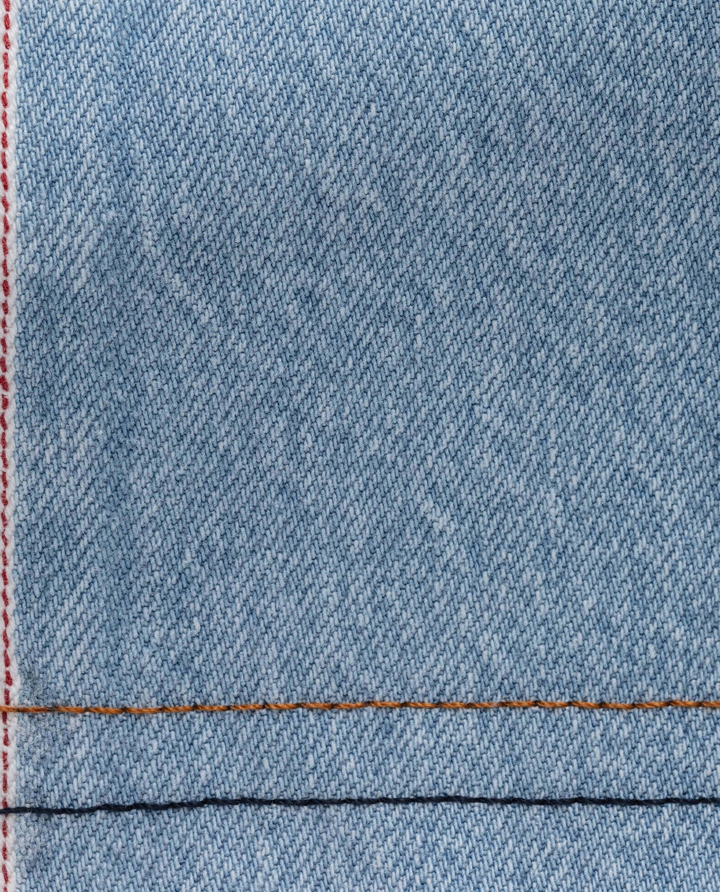 Light Blue Selvedge Rigid Jeans