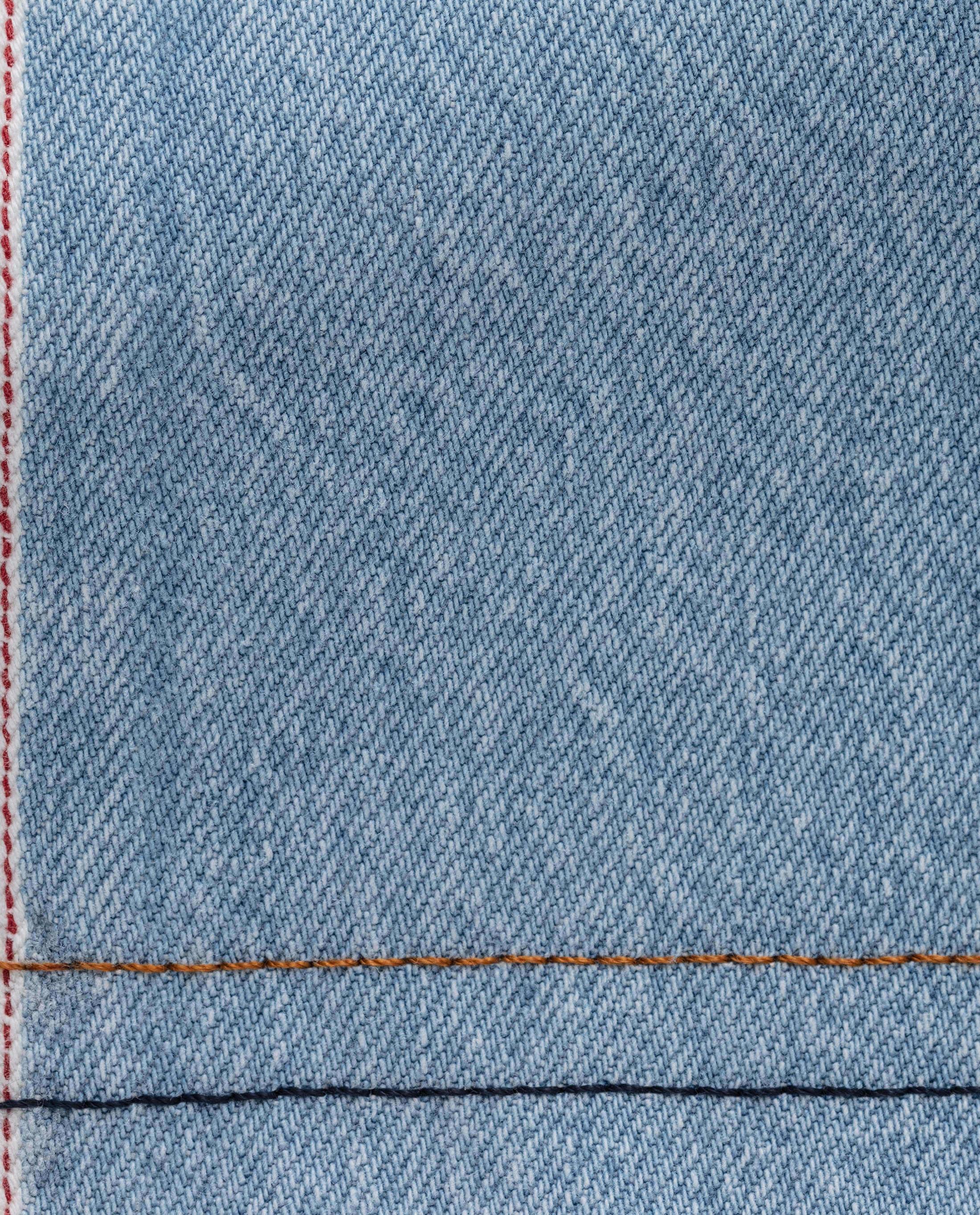 Light Blue Selvedge Rigid Jeans