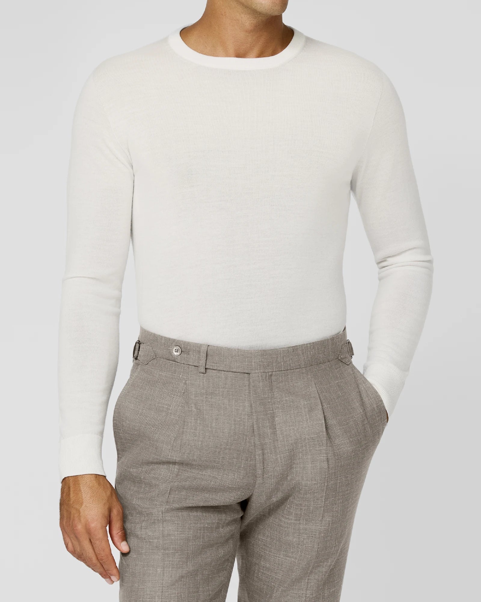 Off-White Ultra Fine S160 Wool Crewneck